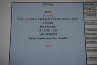 фото thumb №13, Капот бампер pas bmw xm x8 g09 c1k 301km