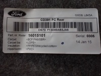 фото thumb №8, Покрытие пол зад ford mondeo mk5 15 универсал европа ds73f13046ab 693'