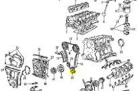 Купити Напрямна ланцюга розподільного валу двигуна bmw e30 e36 кабріолет  купе 1721419, фото thumb