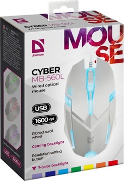 ИГРОВАЯ МЫШЬ ДЛЯ ГЕЙМЕРОВ RGB LED 1200 DPI