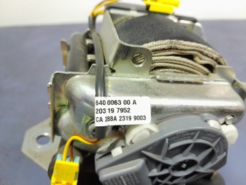 фото thumb №6, Mercedes s w222 рестайлинг pas безопасности зад задний правый beltbag a2228600301