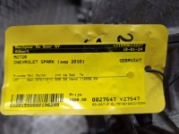 Двигун b12d1 chevrolet spark m300 09-14 1.2 16v 112635km Зі Шроту, фото thumb