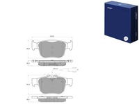 фото thumb №1, Тормозные колодки тормозные alfa romeo giulia 15- задняя tomex brakes