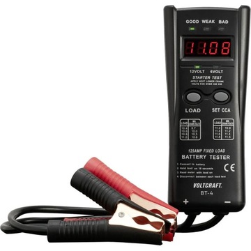 Тестер аккумуляторной батареи VOLTCRAFT BT-4