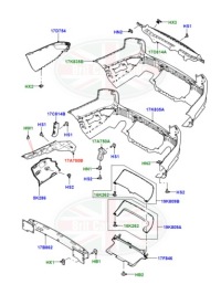 фото thumb №3, Кронштейн бампера лівий land rover range rover sport 2 l494 lr055888