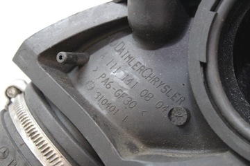 фото thumb №5, Mercedes w203 2.0 труба впуск воздуха a1111410804 воздуховод резиновая накладка