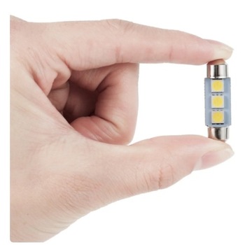42 ШТ. АВТОМОБИЛЬНЫЕ ПОДСВЕТКИ LED 6500K 150LM 12V T10 C5W