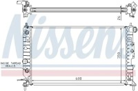 Радіатор води 630771 nissens opel vectra Недорого, фото thumb