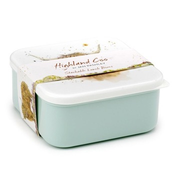 Lunchbox корова с челкой 3 ланч -коробки закуски для рабочей школы