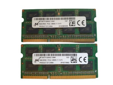 DDR3 16GB 2x8GB DDR3 SO-DIMM PC3L 12800S 1600MHz