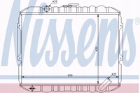 фото thumb №1, Nissens 67021 радіатор, система охолодження двигуна