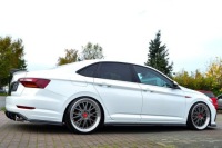Sport задня бампер дифузор addon with ribs / fins до vw jetta 7 gli 19-22 Ціна, фото thumb