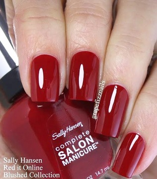 Лак для ногтей Sally Hansen Salon Complete Red It