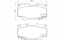 фото thumb №11, Textar гальмівні колодки ham. toyota hilux 2168001