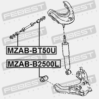 фото thumb №15, Втулка важеля заднього верхнього mazda 2006-2008