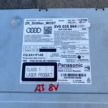 фото thumb №5, Audi a3 8v 2012- считыватель карт модуль mmi 8v0035864