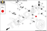 фото thumb №9, Ted-gum підкладка пружини seat t. alhambra/ vw sharan 96-10