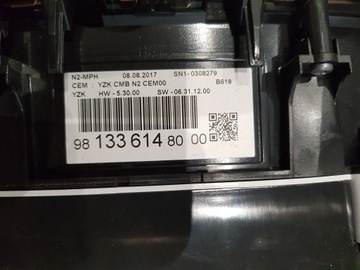 фото thumb №6, Citroen c3 iii прилади спідометр  16-19r 9813361480 uk