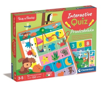 Gra edu INTERAKTYWNY QUIZ PRZEDSZKOLAKA CL50820