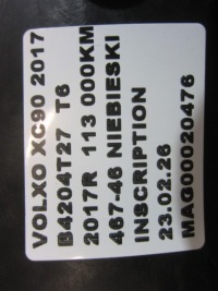 фото thumb №11, Volvo xc90 xc 90 ii правое канал воздуха заборщик зад iii ряд заднее 31390847