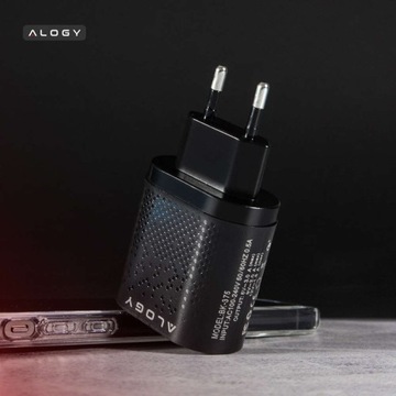 Быстрое зарядное устройство Alogy 4x USB Quick Charge 3.0, 2,4 А, черный