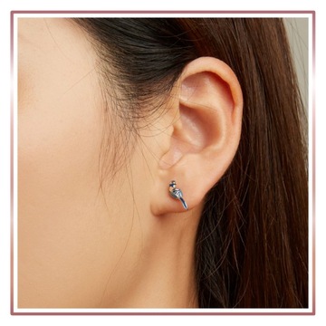 Серебряные серьги РАЙСКАЯ ПТИЦА S925