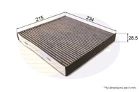 фото thumb №1, Фільтр салонний comline /вугільний/ lexus gs 00-/ls