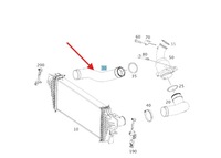 фото thumb №1, Права труба wąż інтеркулер mercedes r w251 оригінальний номер a2515280382