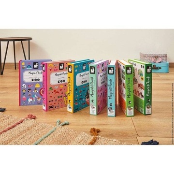JANOD MAGNETIC PUZZLE FACES СМЕШНОЕ ЛИЦО ДЕВУШКИ MAGNETIBOOK