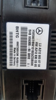 фото thumb №11, Mercedes w212 панель кондиционера a2129008708