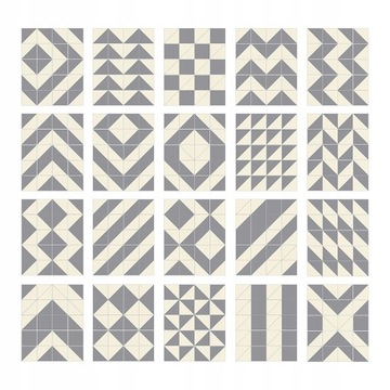 PUZZLE PIANKOWE MATA PIANKOWA EVA 20EL TRÓJKĄTY - ROZSZERZENIE (1opak 20el)