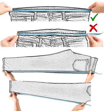 SPODNIE MĘSKIE W KRATĘ VANKEL JEANS 059 -100cm/L32