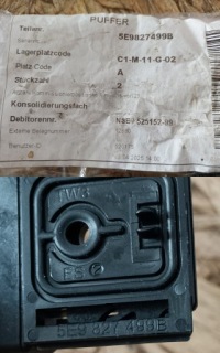 Skoda seat cupra отбойник крышки багажника 5e9827499 Киев, фото thumb