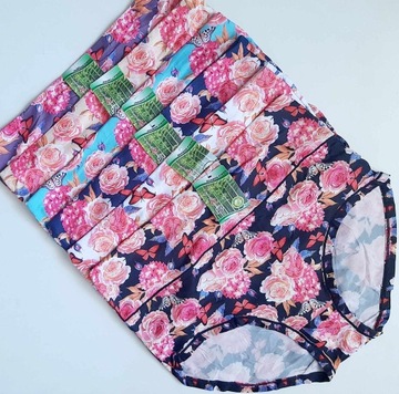 MAJTKI bambus PANEL brzuch KWIATY 3XL/4XL ciąża