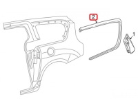 фото thumb №2, 2017-20 chrysler pacifica rear window day молдинг