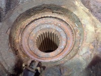 фото thumb №5, Renault vel satis 05-09 3.0 dci поворотный кулак ступица перед левая pod abs 320mm