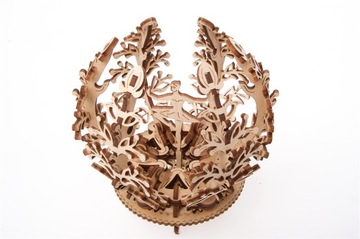 Шкатулка - цветочный механический 3D пазл UGears