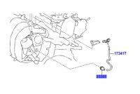 фото thumb №1, Toyota lexus фільтр патрубок вакууму датчик датчик map колектор всмоктуючий