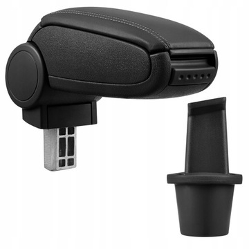 фото thumb №15, Предназначенный подлокотник dacia duster i 1 2010 –2017 кожа з чёрная nicią