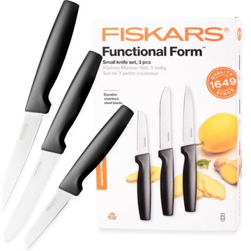 НАБОР FISKARS ИЗ 3 НОЖОВ ДЛЯ ЧИСТКИ И РЕЗКИ ПОМИДОРОВ ОСТРЫХ В КОРОБКЕ