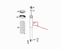 фото thumb №1, Mercedes-benz slk r172 амортизатор задний a1723202930