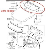 фото thumb №1, Ізолятор шумоізоляція капот mazda 6 gj 2012-