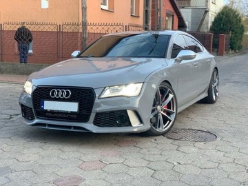 фото thumb №9, Бампер audi a7 2010-2014 4g7 передній рестайлінг стиль rs7 чорний quattro