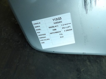 фото thumb №6, Бампер зад nissan micra k11 kl0 рестайлинг