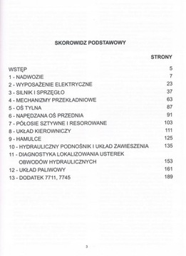 INSTRUKCJA NAPRAW OBSŁUGI + KATALOG CZĘŚCI ZETOR 5211-7745 ZETOR 7211 7245