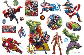 Моющиеся детские татуировки AVENGERS CG270