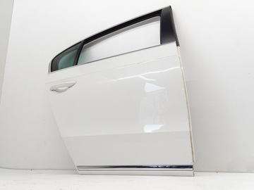 фото thumb №1, Двері праві правий зад задні vw passat b7 3a sedan білий lb9a