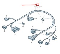 фото thumb №1, Skoda rapid nh heater керування проводка harness 6r2971566n