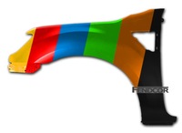 фото thumb №1, Крыло левый ford ranger 2011-2015 каждый цвет