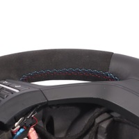 фото thumb №10, Bmw f25 f26 кермо m sport набір нова чорна шкіра алькантара пелюстки